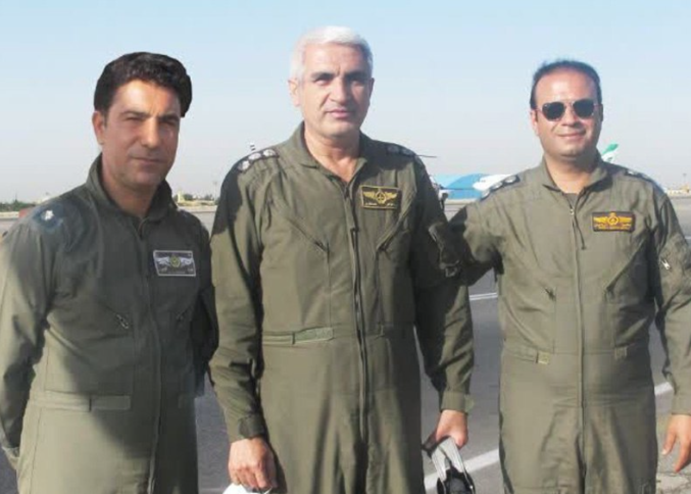 İran Prezidentinin helikopterini idarə edən pilotlarınFOTOSU